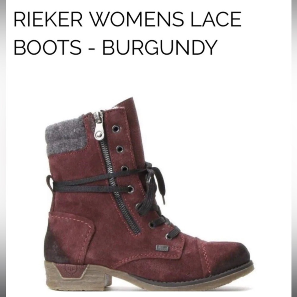 Rieker combat boot